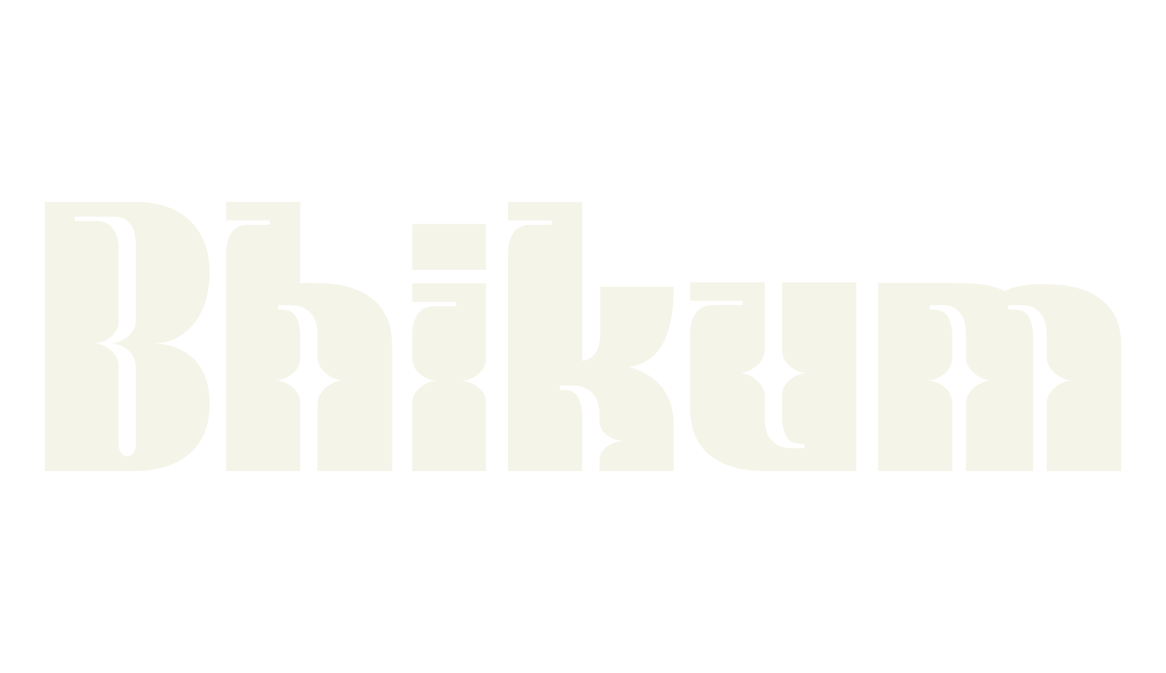 Bhikum, groovy font preview