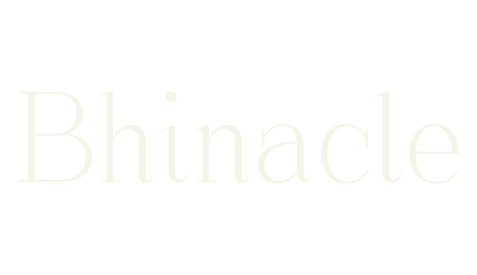 Bhinacle, serif font preview