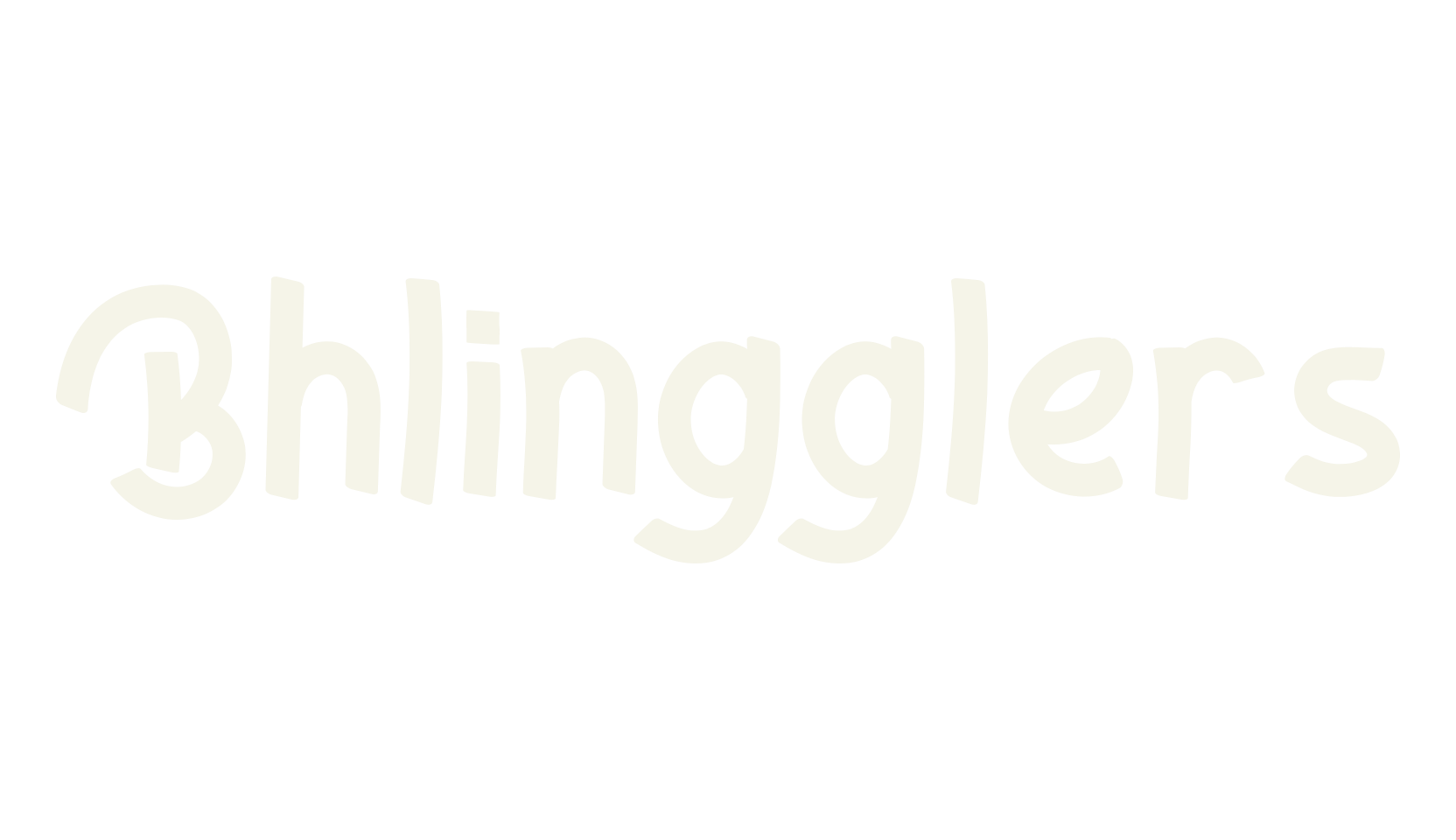 Bhlingglers, serif font preview