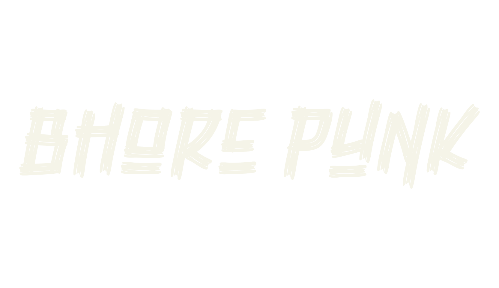 BHORE PUNK, punk font preview