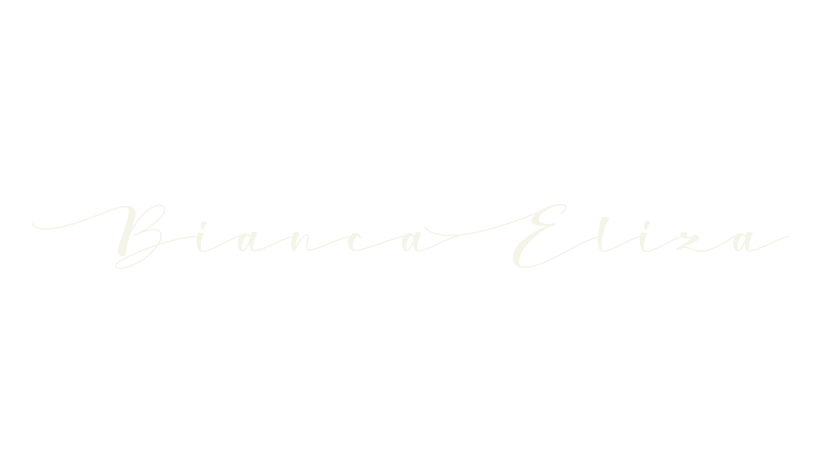 Bianca Eliza, calligraphy font preview