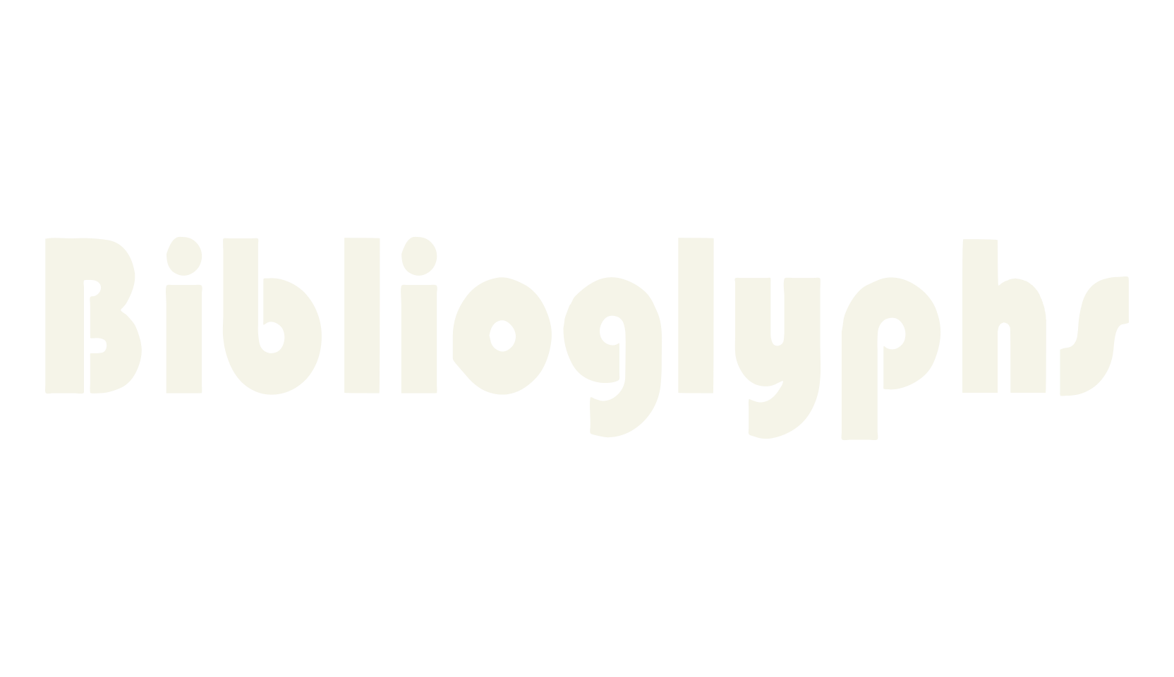Biblioglyphs, display font preview