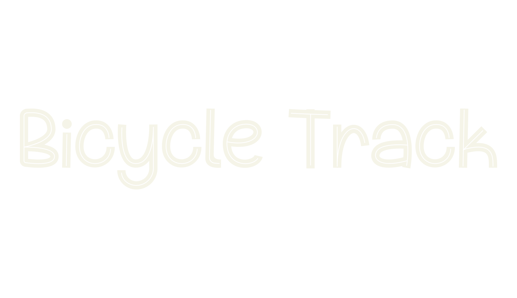 Bicycle Track, display market font preview