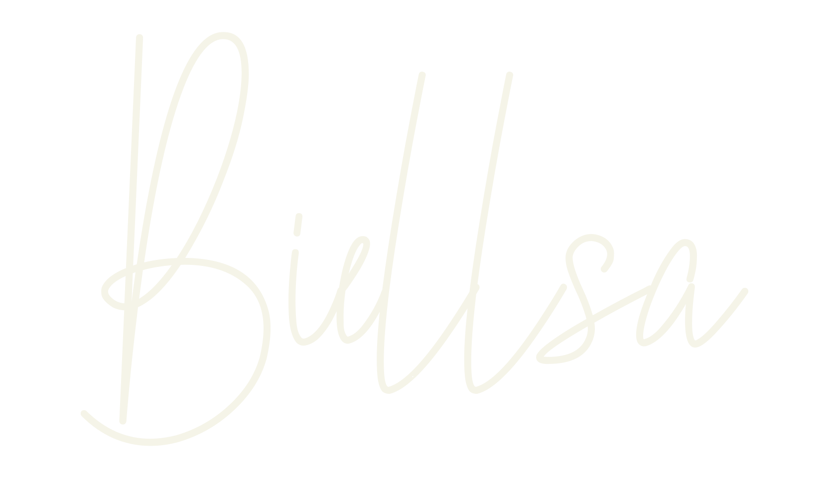 Biellsa, signature font preview