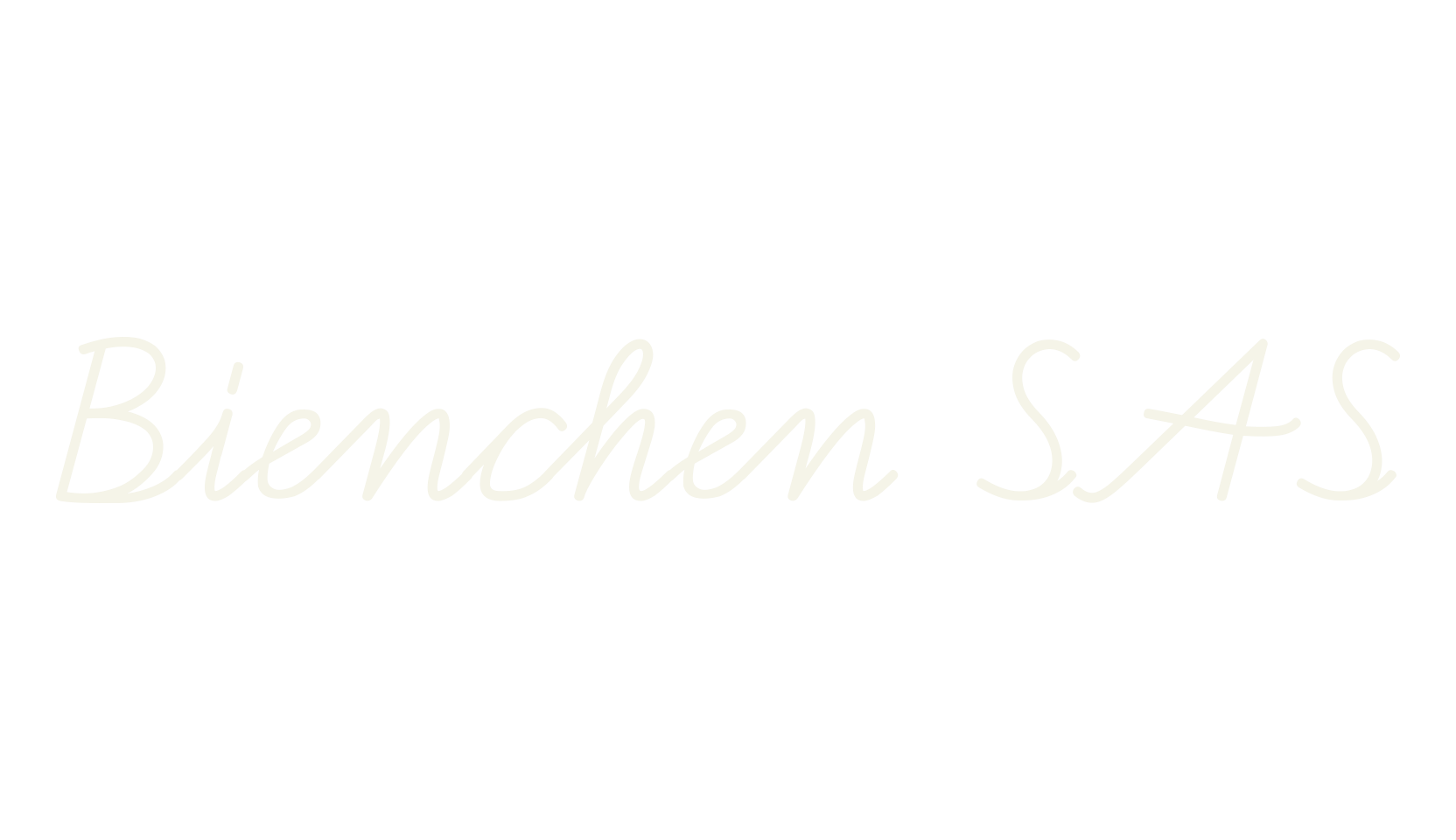 Bienchen SAS, cursive font preview