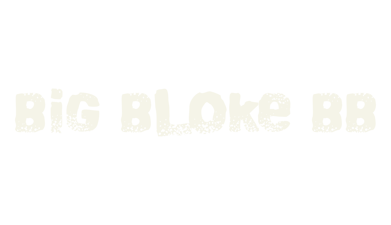 Big Bloke BB, display market font preview