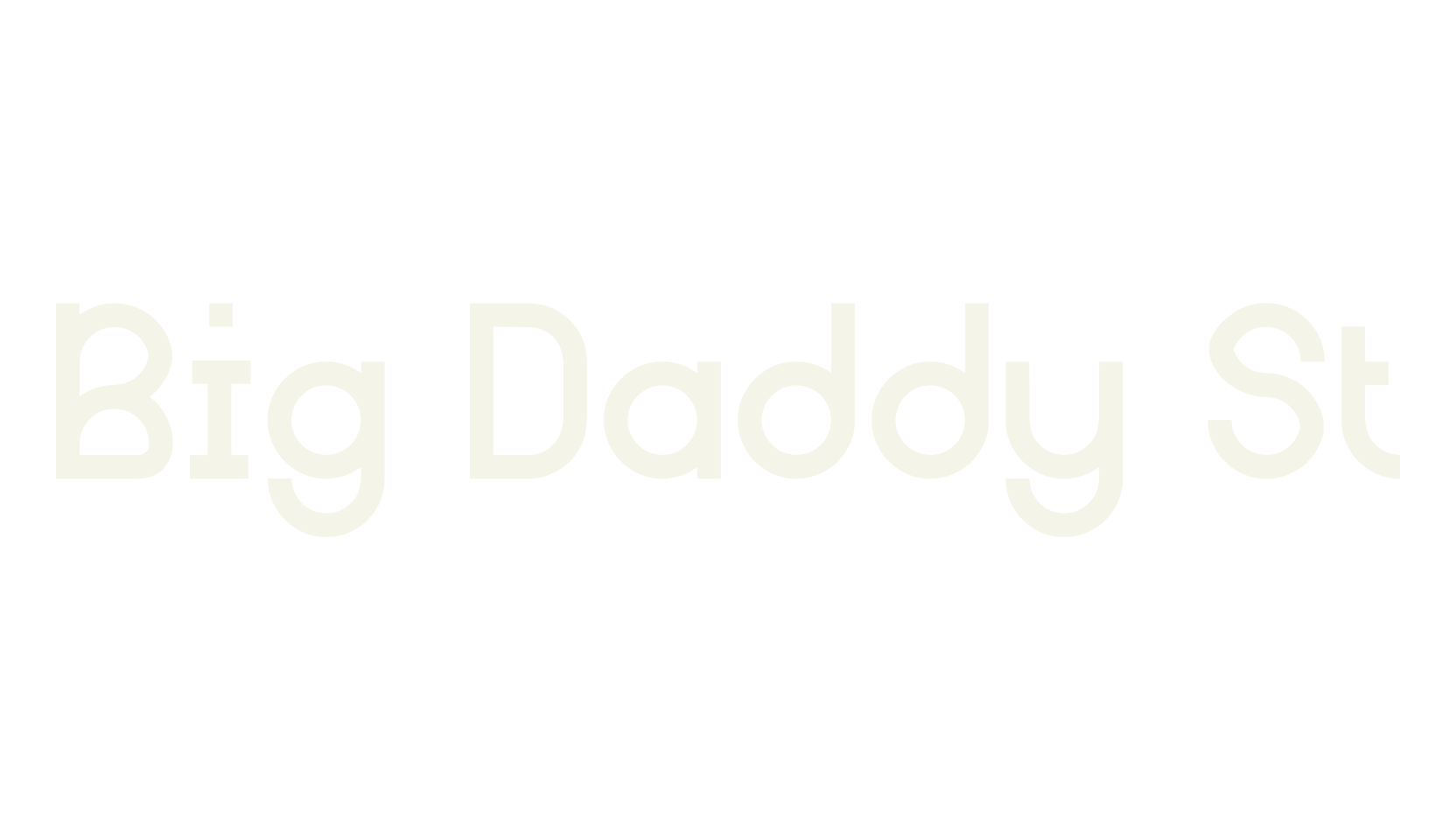 Big Daddy St, basic font preview