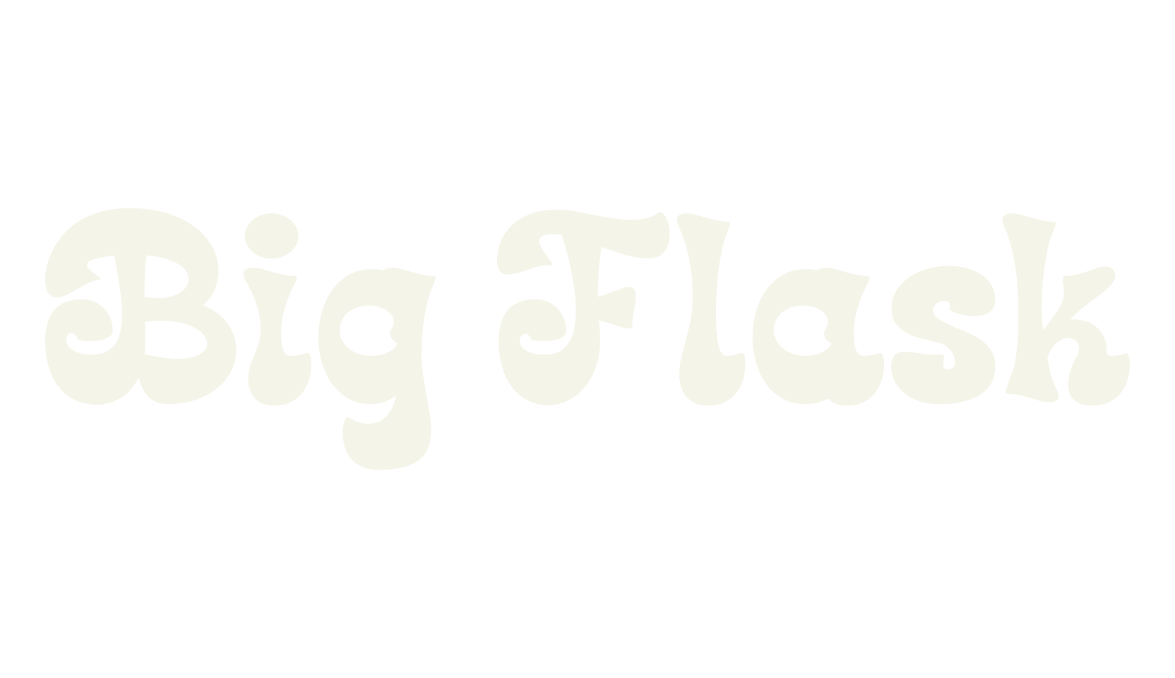 Big Flask, display market font preview