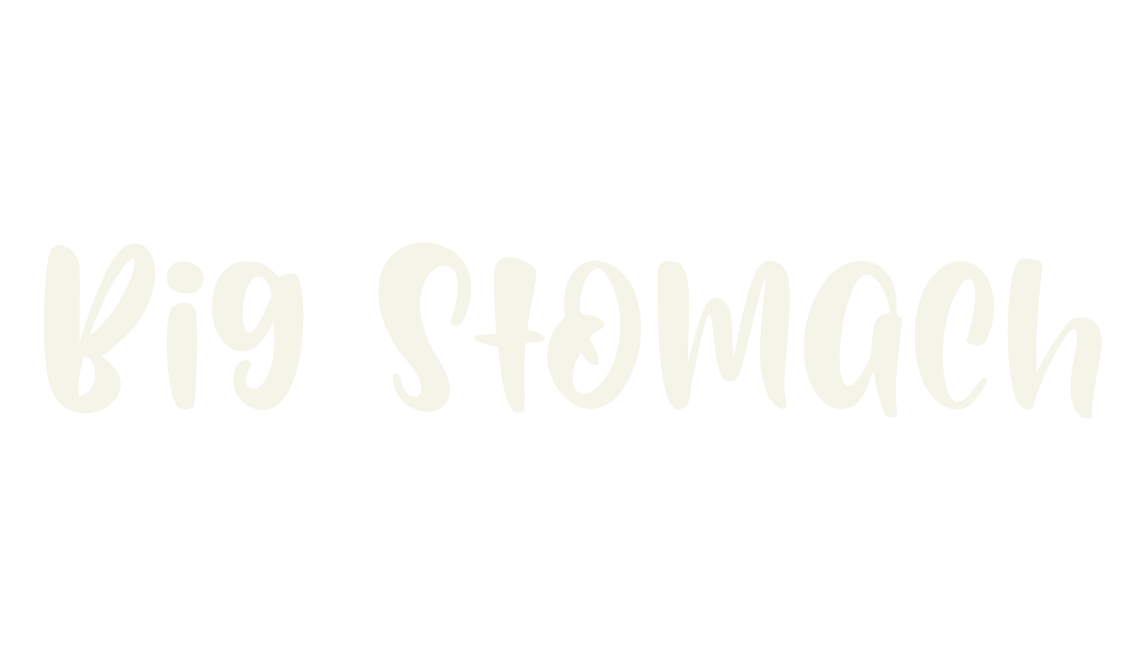 Big Stomach, cute font preview
