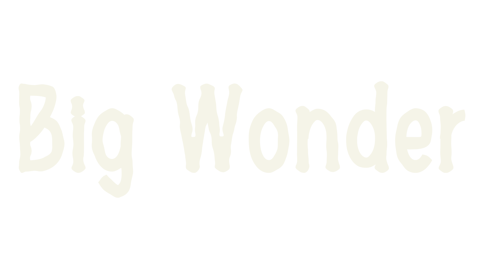 Big Wonder, lettering font preview