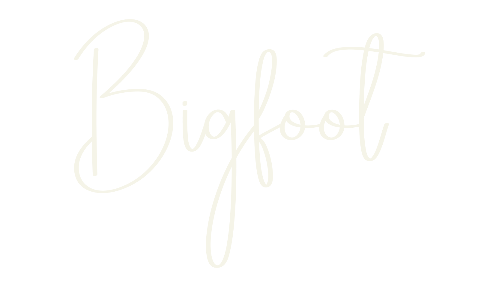 Bigfoot, fashion script font preview