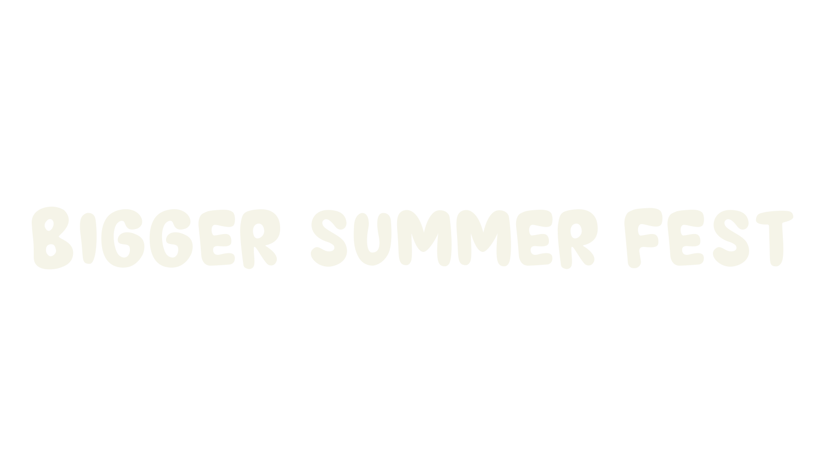 BIGGER SUMMER FEST, serif font preview