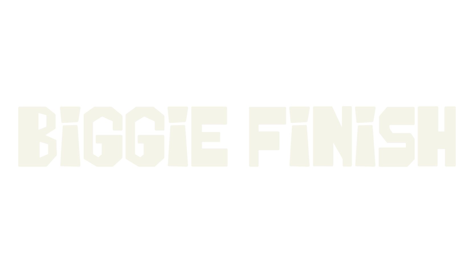 Biggie Finish, handwriting font preview