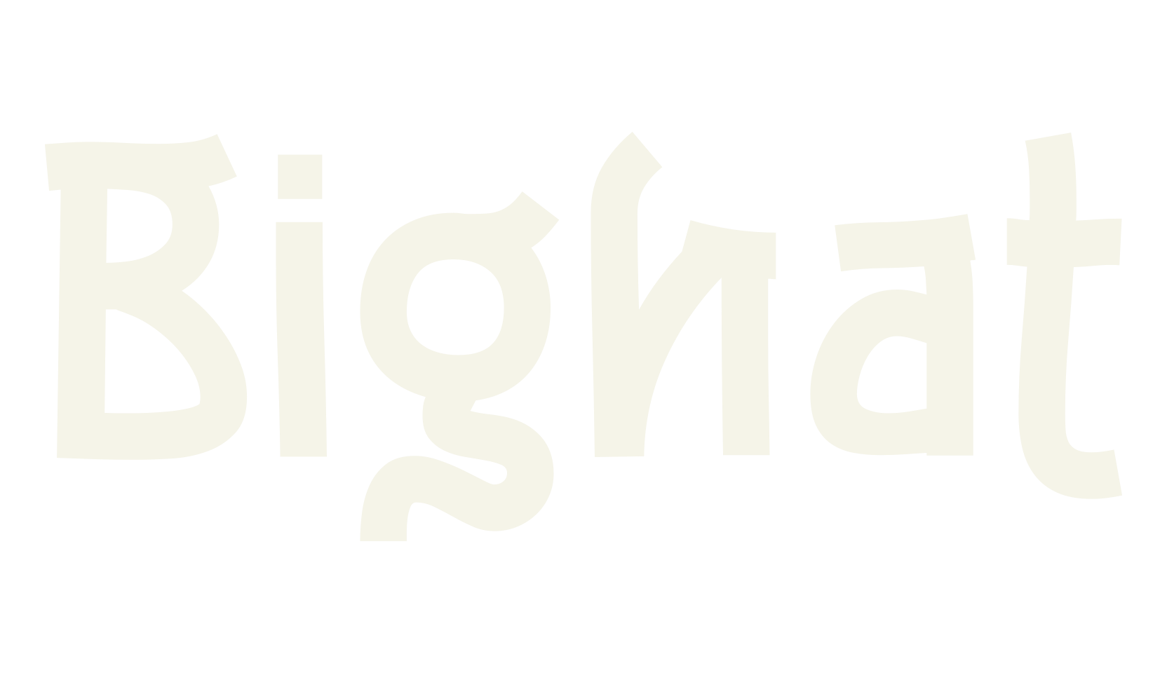 Bighat, modern font preview
