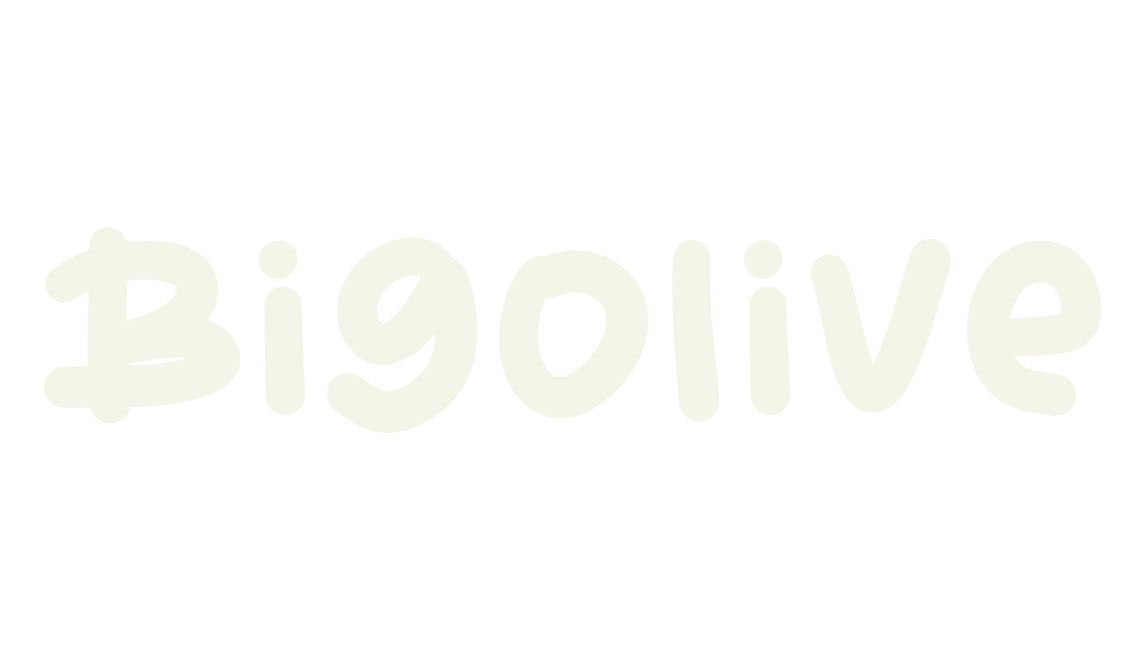 Bigolive, cute font preview