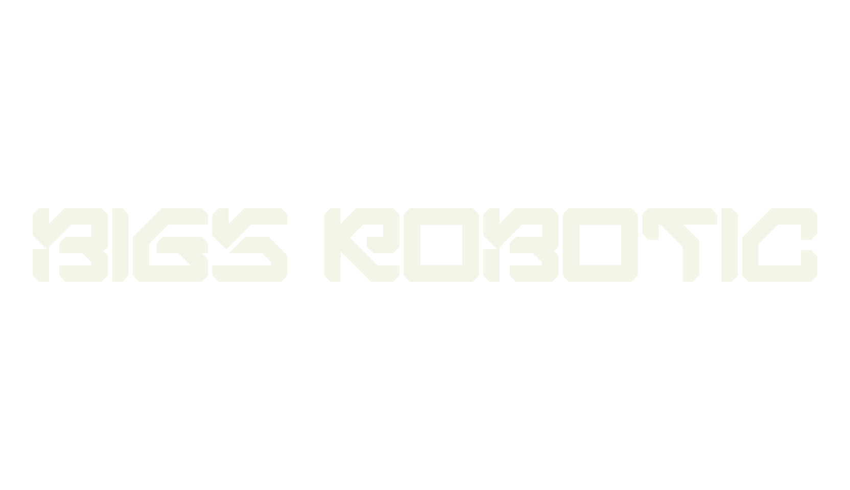 Bigs Robotic, robotic font preview