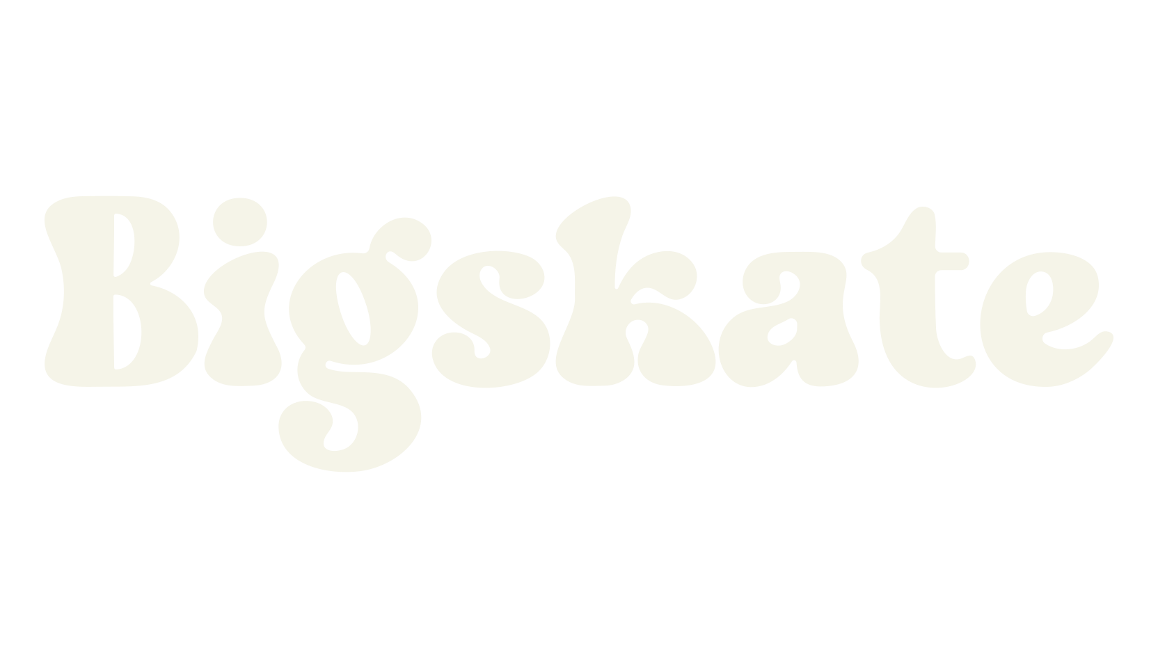 Bigskate, cute font preview