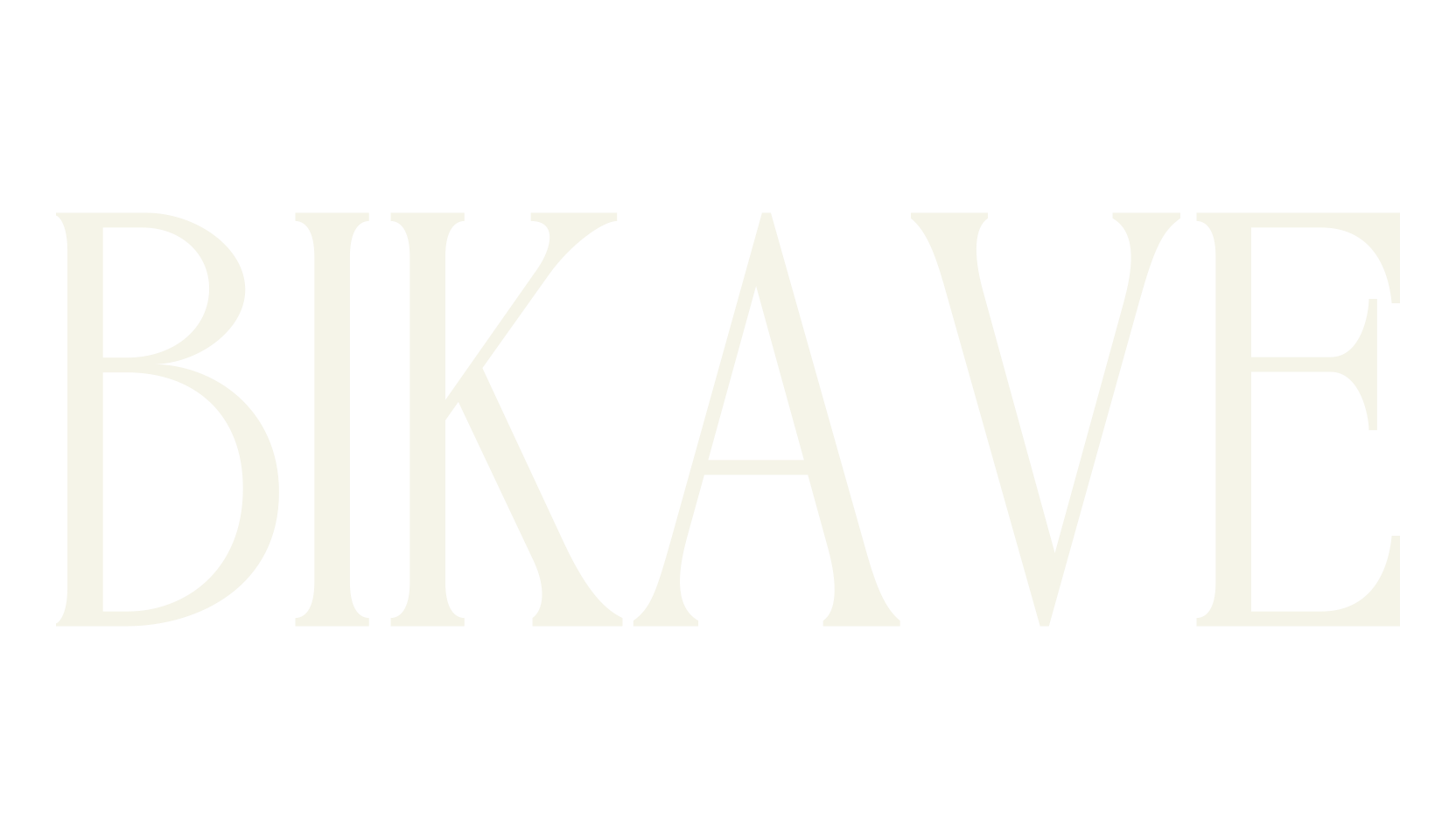 BIKAVE, lettering font preview