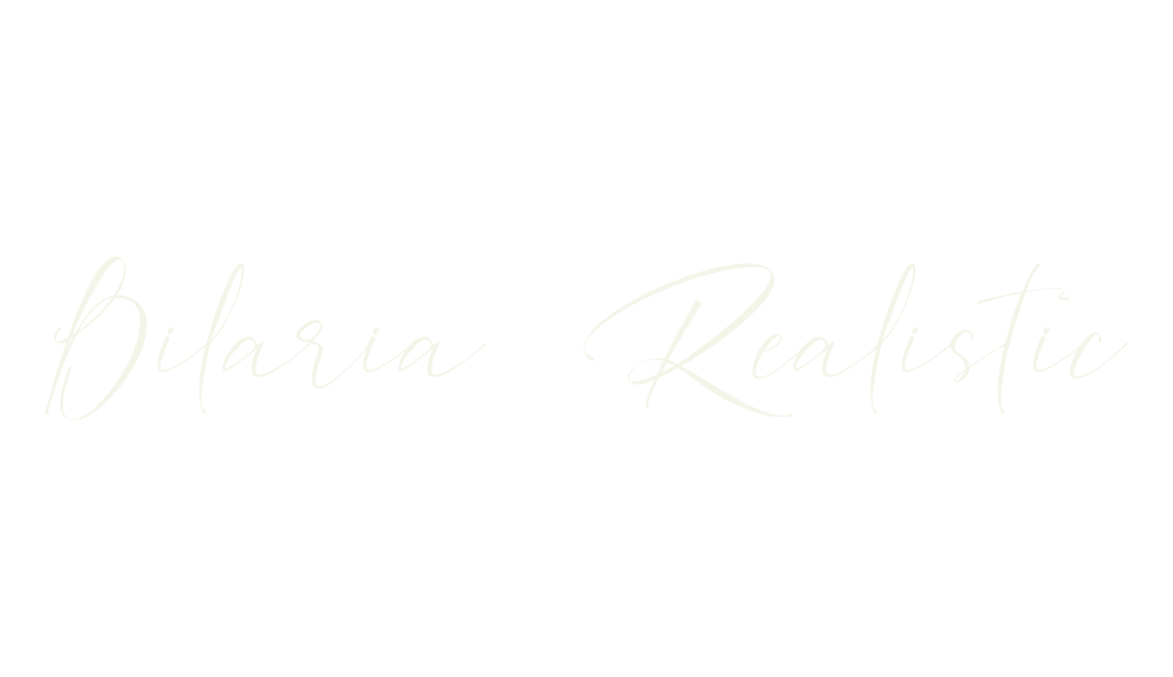 Bilaria Realistic, calligraphy font preview