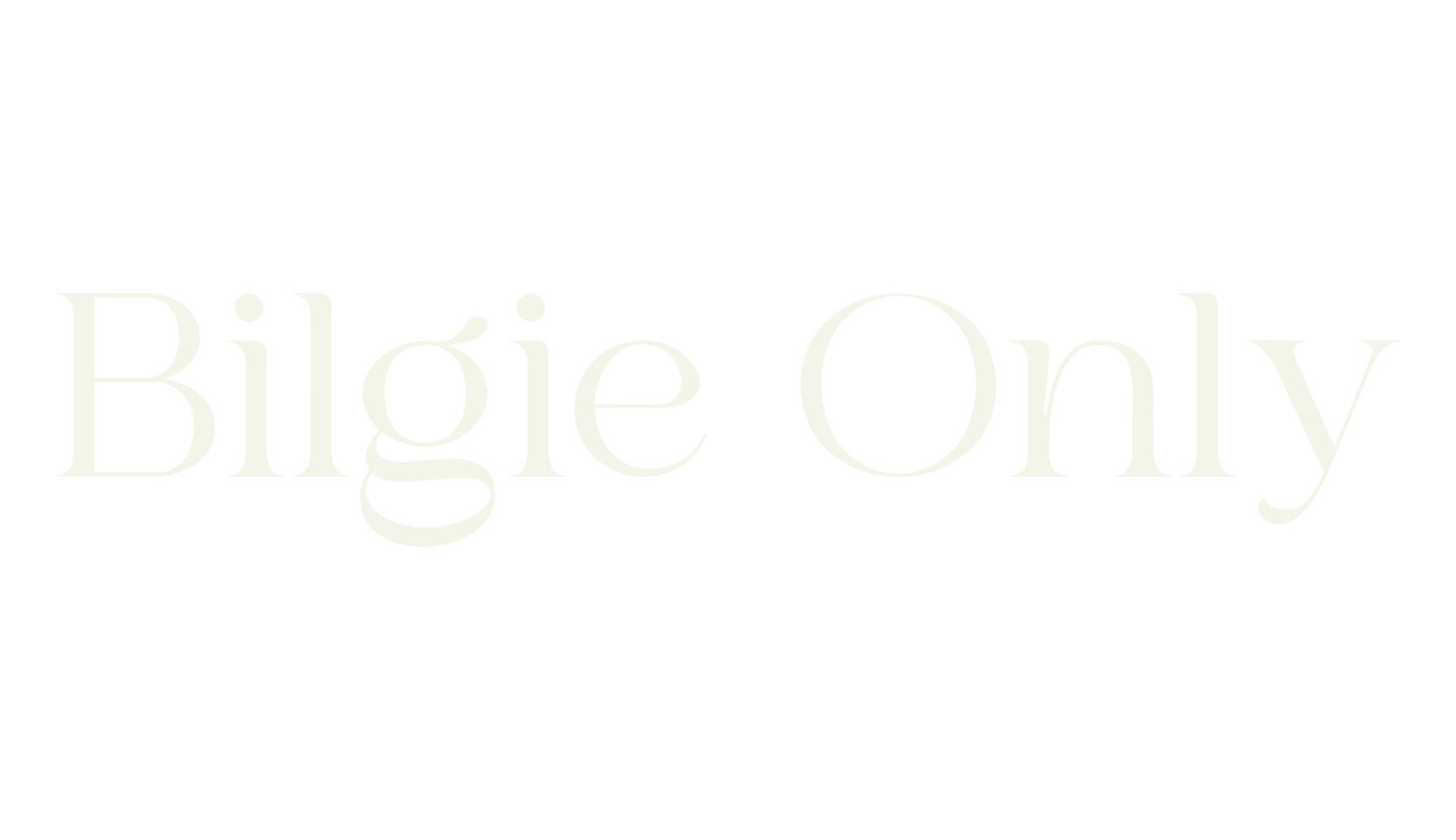 Bilgie Only, newspaper font preview