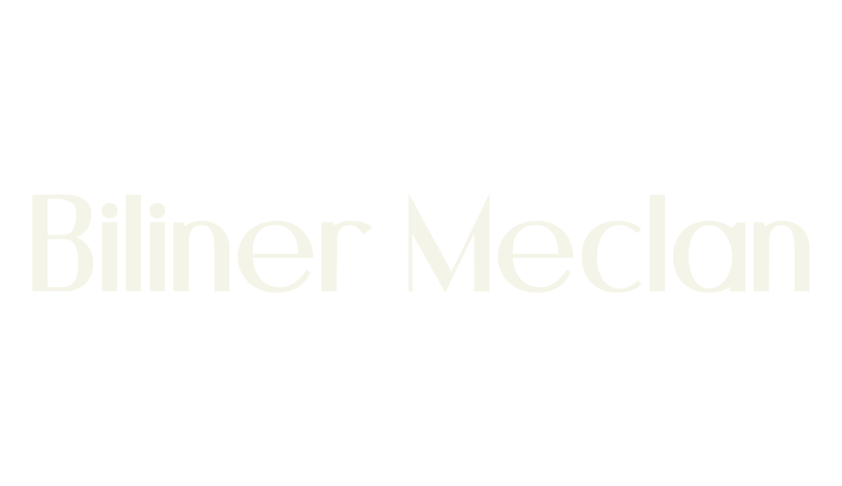 Biliner Meclan, modern font preview