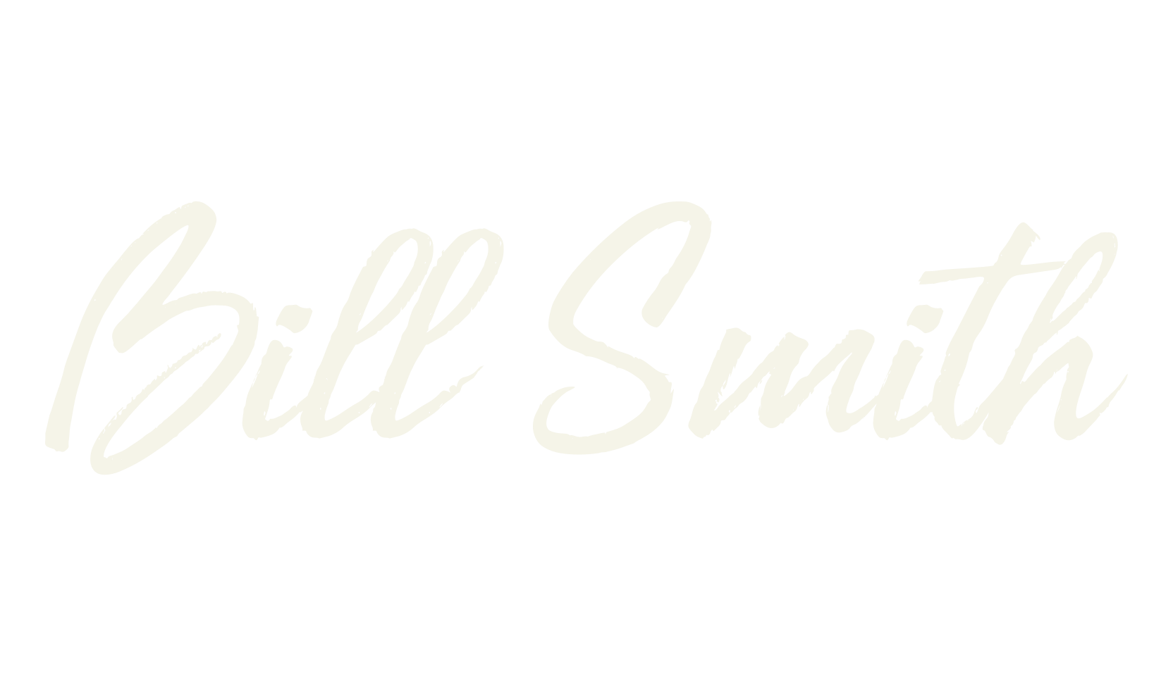 Bill Smith, fashion sign font preview