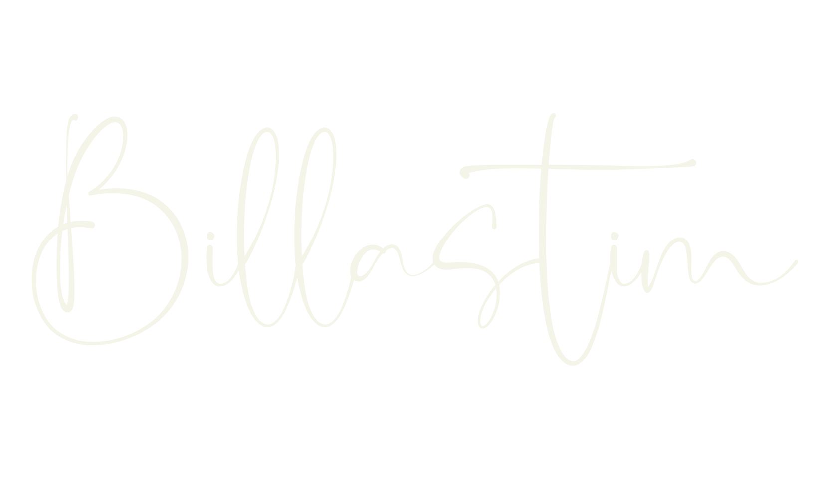 Billastim, fashion sign font preview
