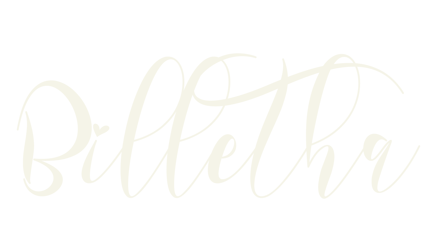 Billetha, birthday font preview