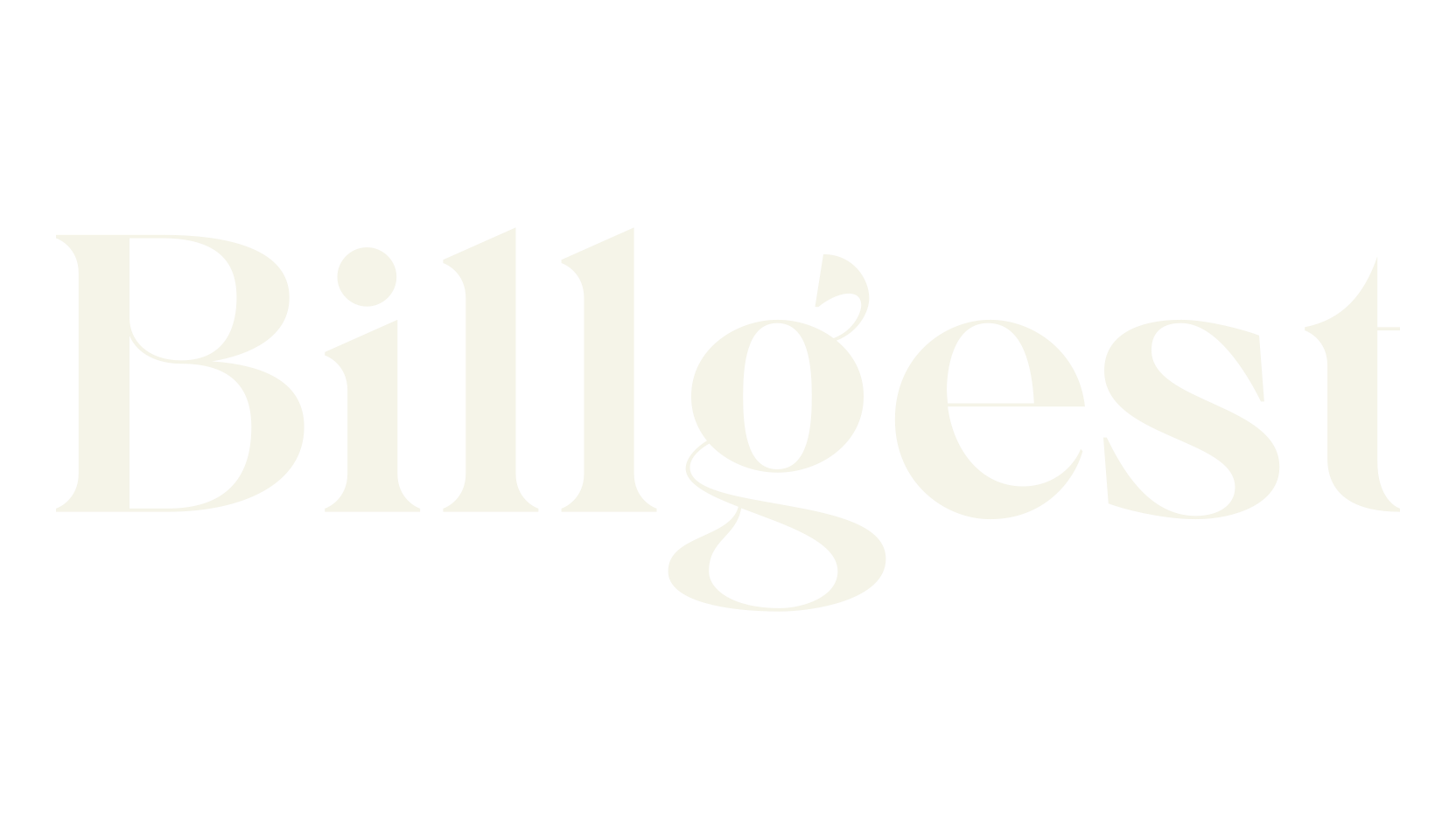 Billgest, wedding font preview
