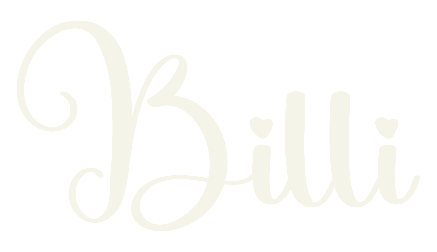 Billi, fashion script font preview