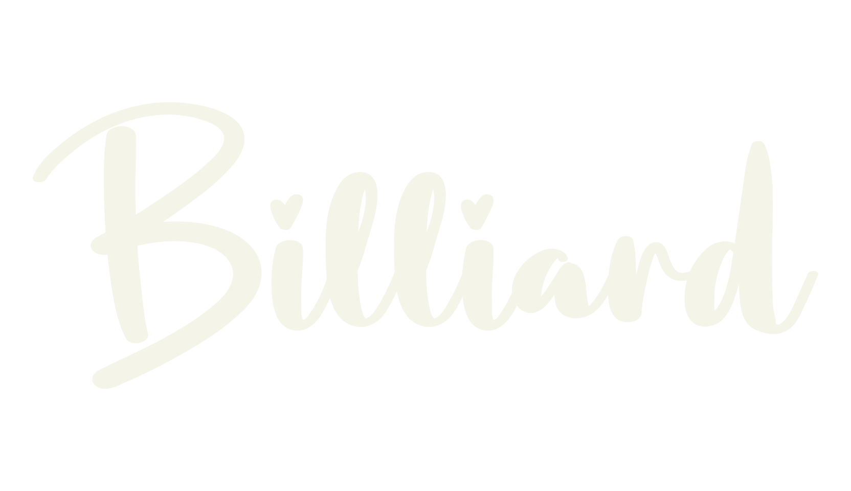 Billiard, fashion script font preview