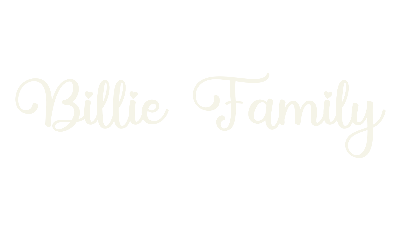 Billie Family, stylish font preview