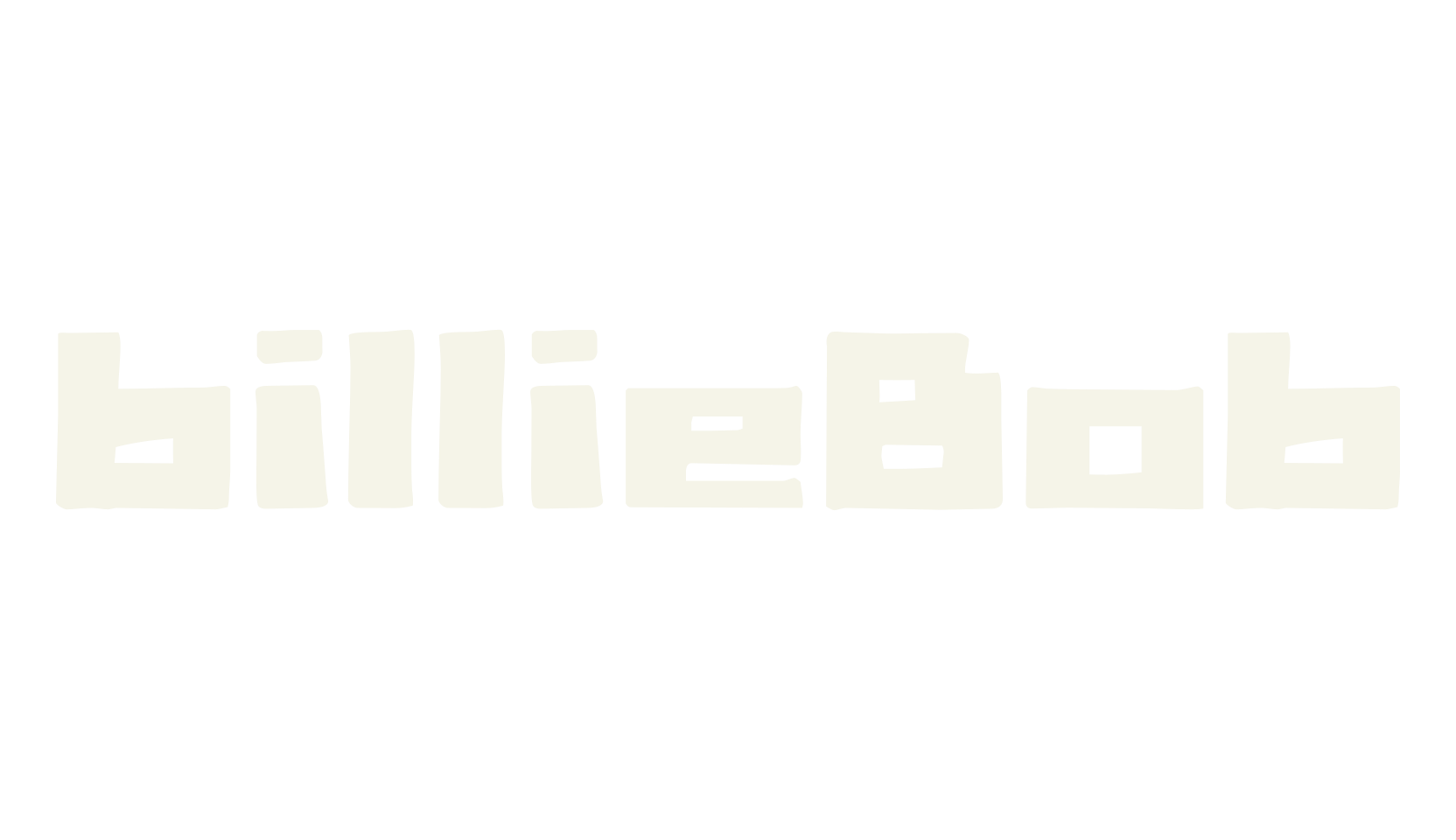 billieBob, square font preview