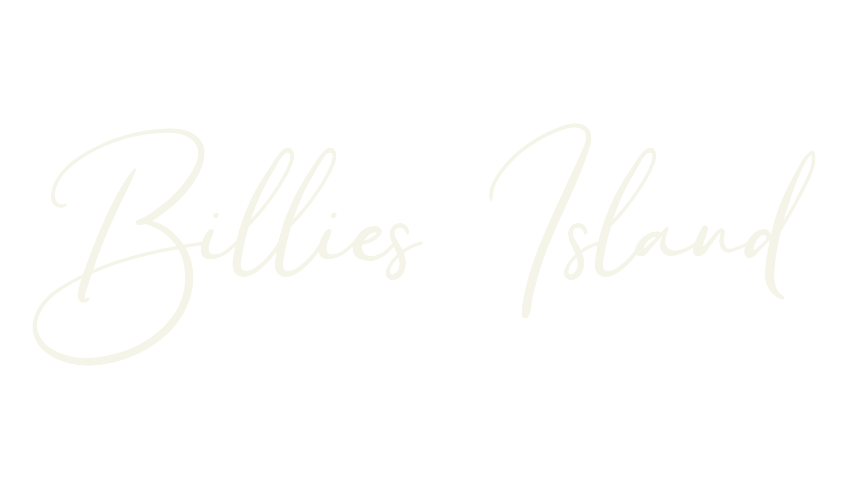 Billies Island, pretty font preview