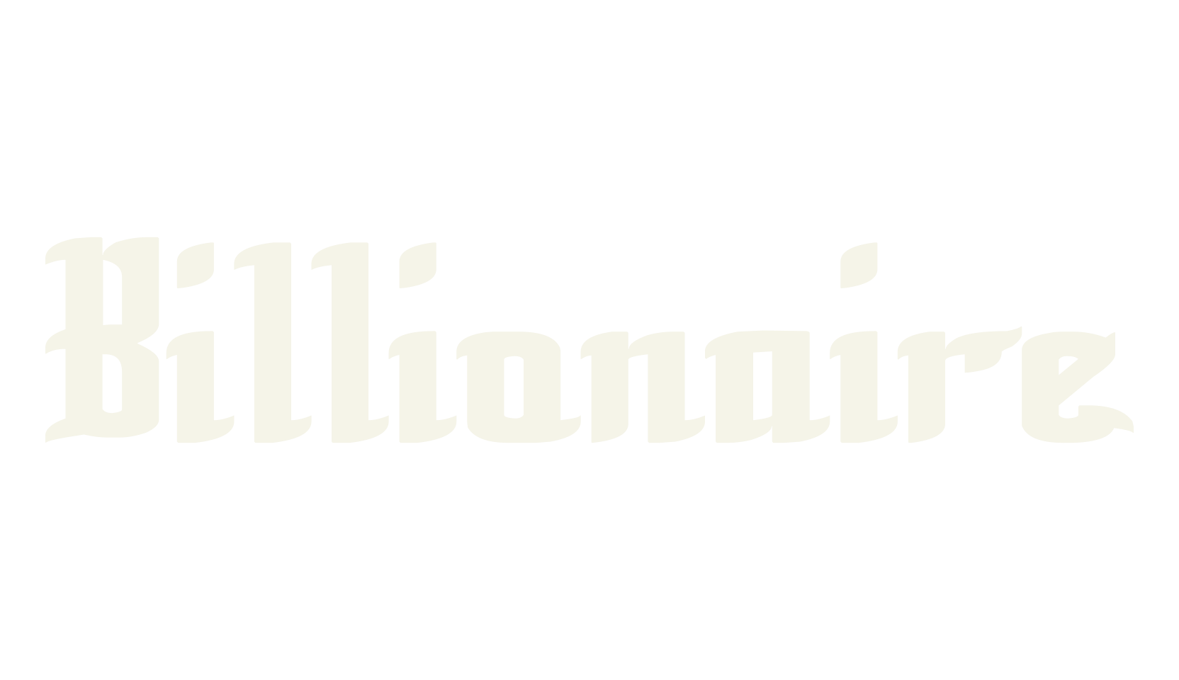 Billionaire, fantasy font preview
