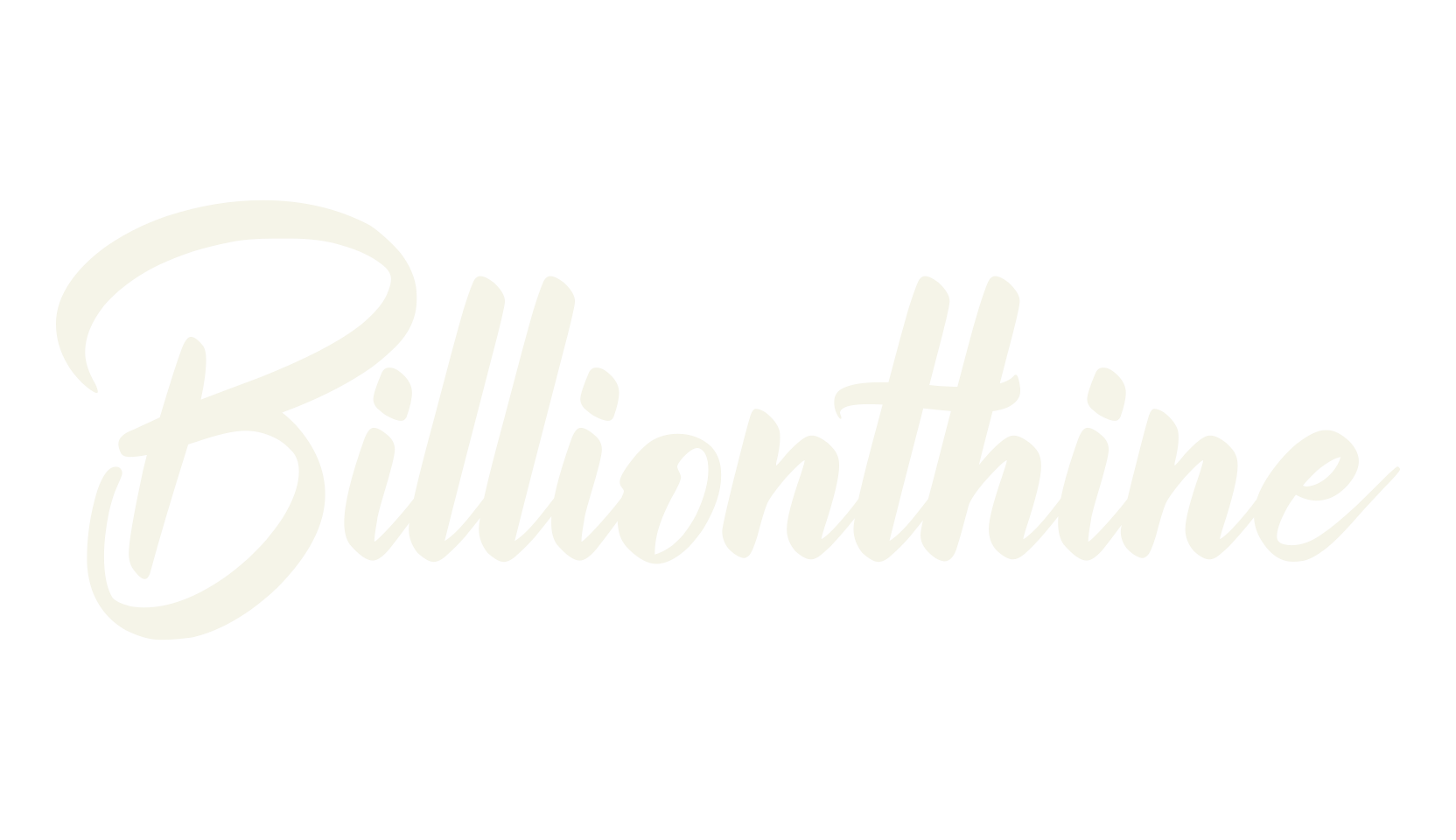 Billionthine, lettering font preview