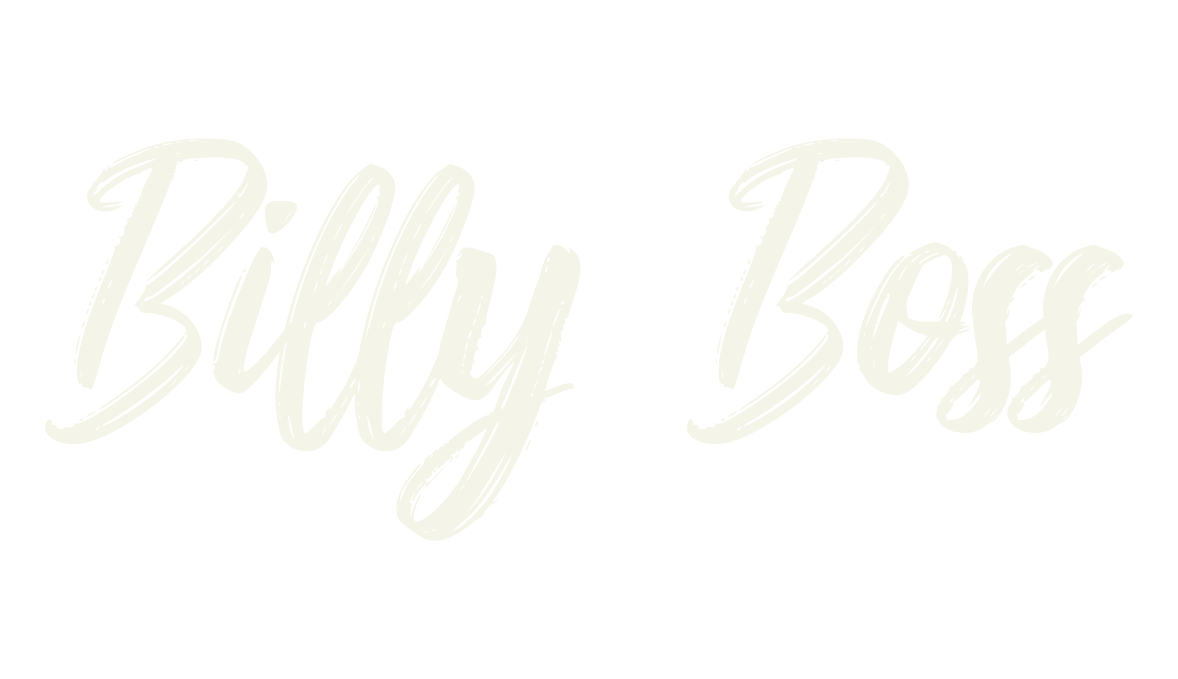 Billy Boss, instagram font preview