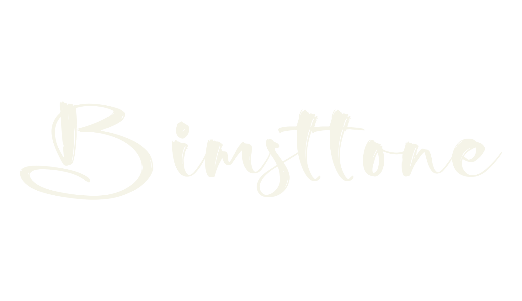 Bimsttone, script font preview