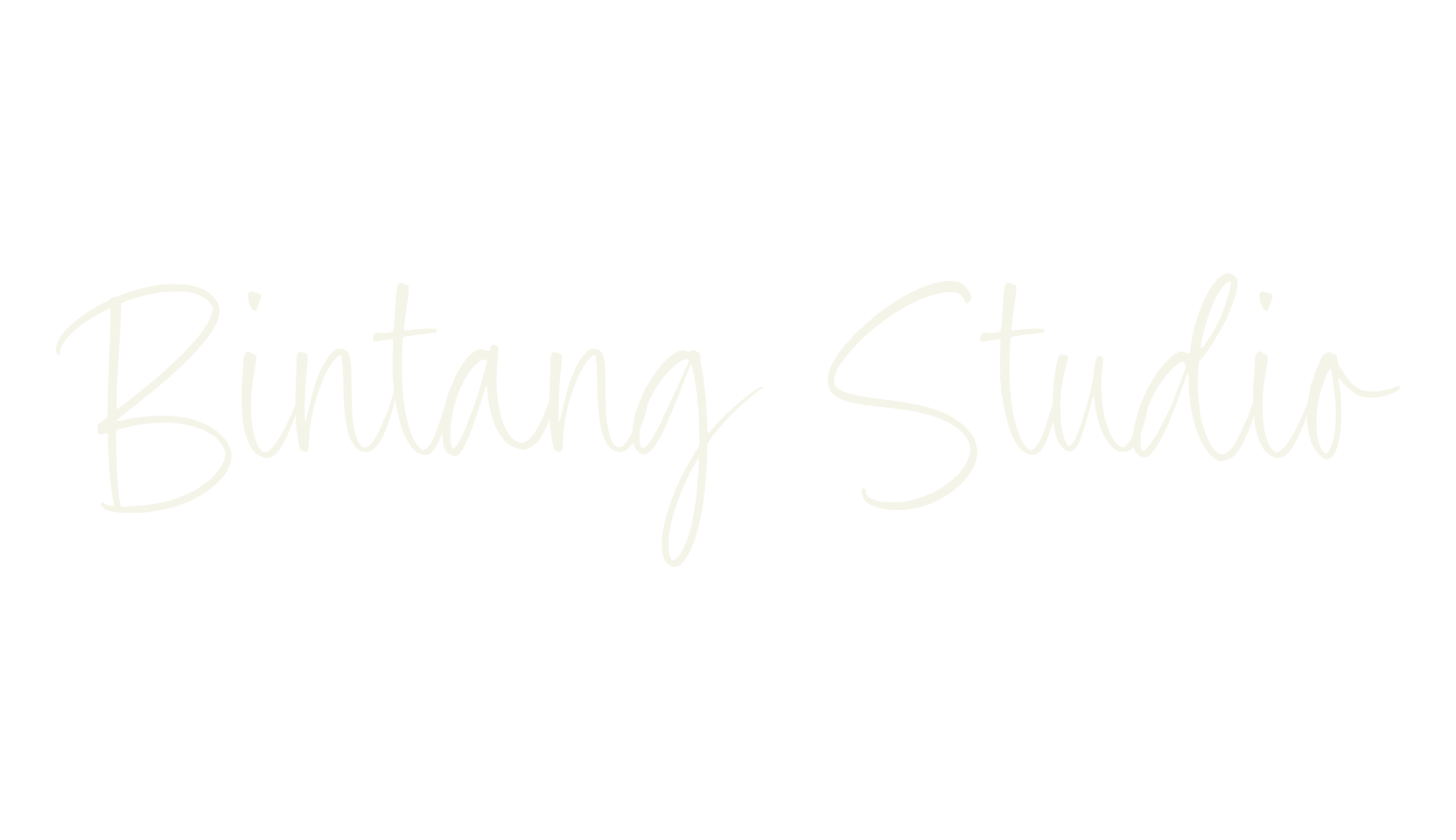 Bintang Studio, cursive font preview