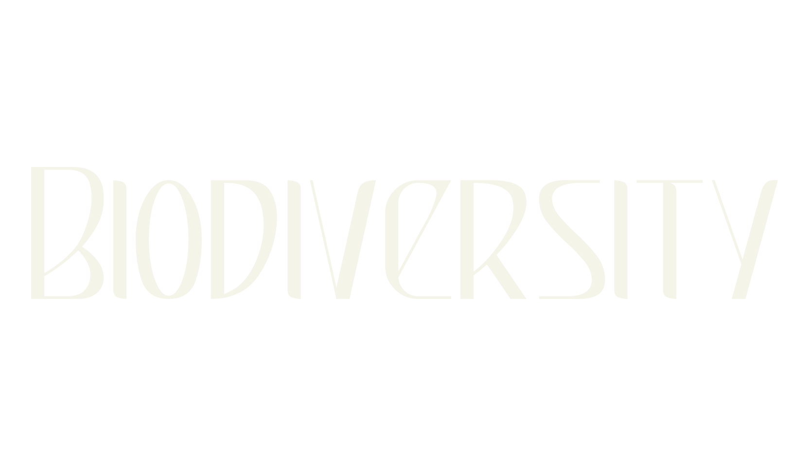 Biodiversity, sans font preview