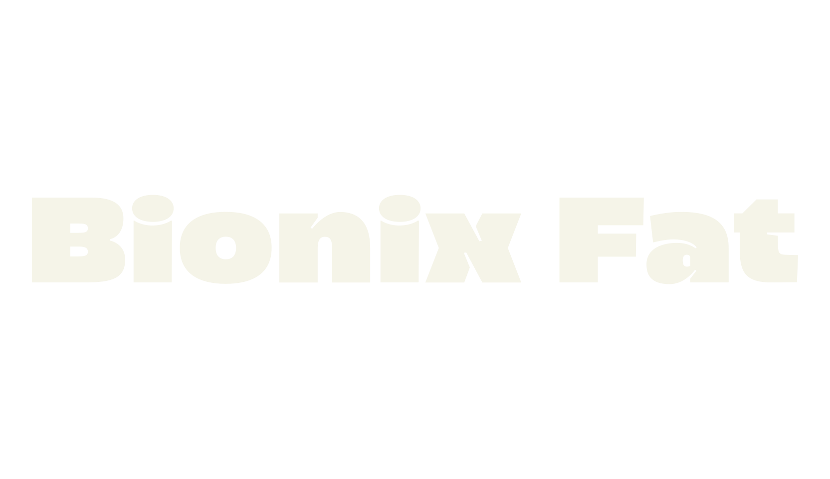 Bionix Fat, big font preview