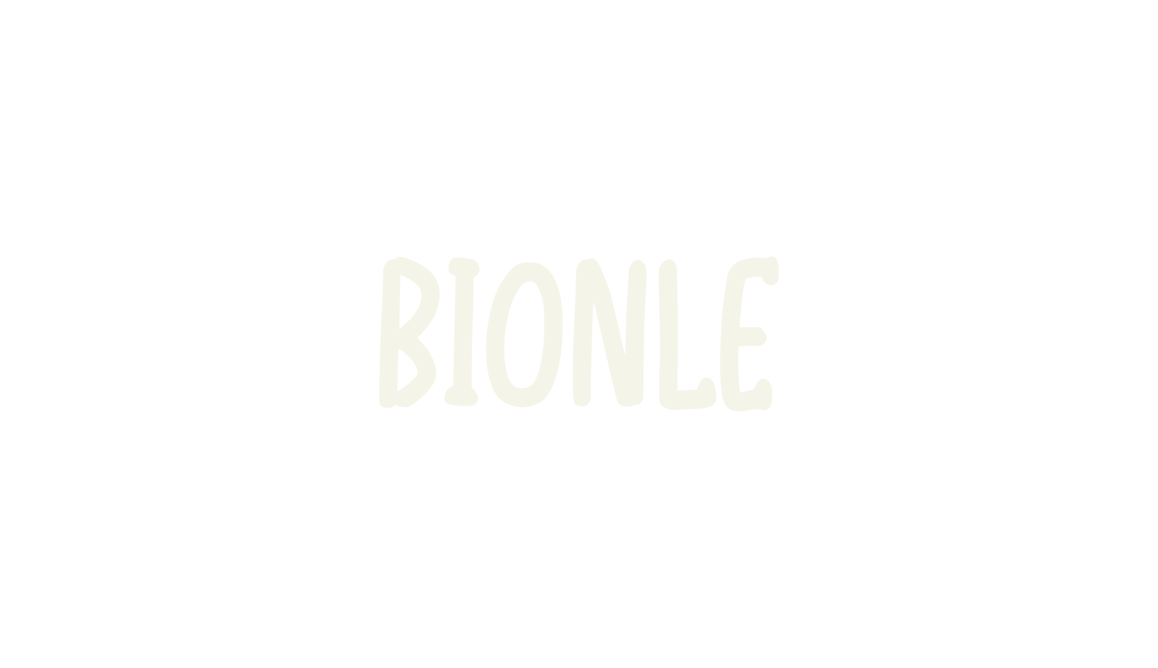BIONLE, handwriting font preview