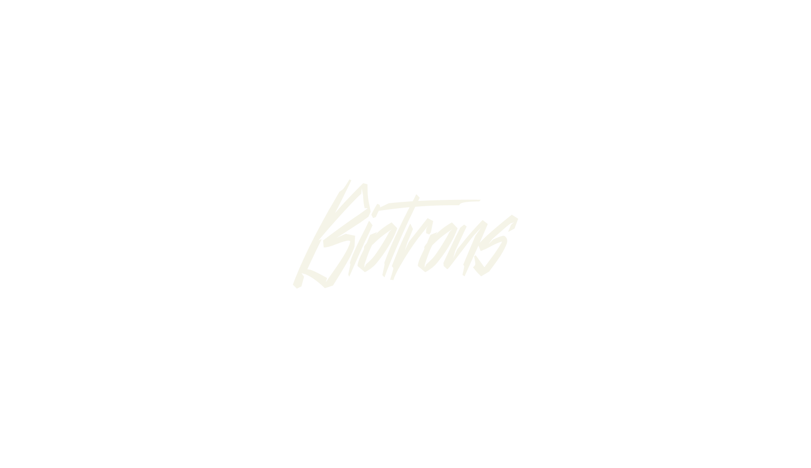 Biotrons, handwritten font preview