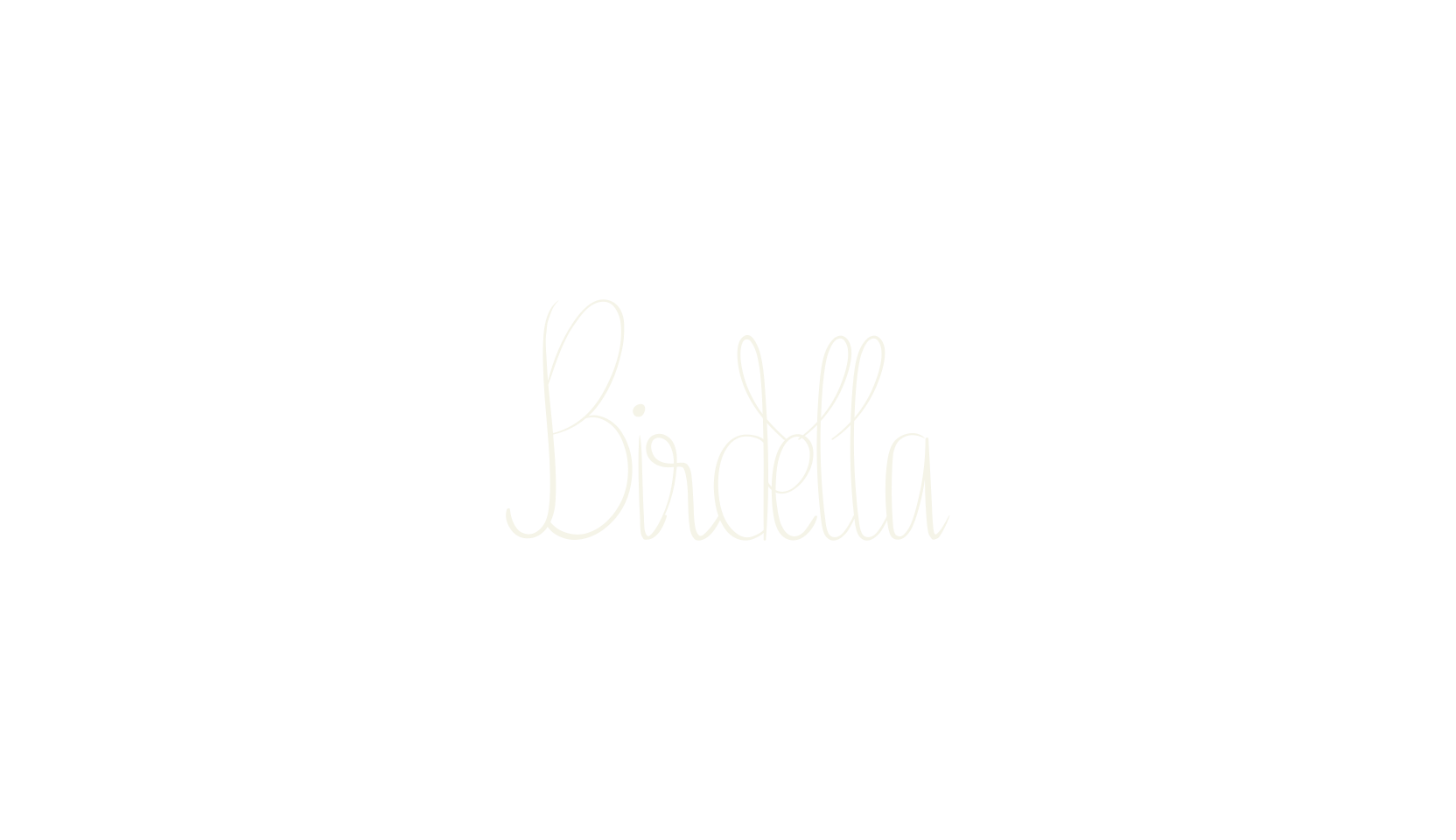 Birdella, cursive font preview