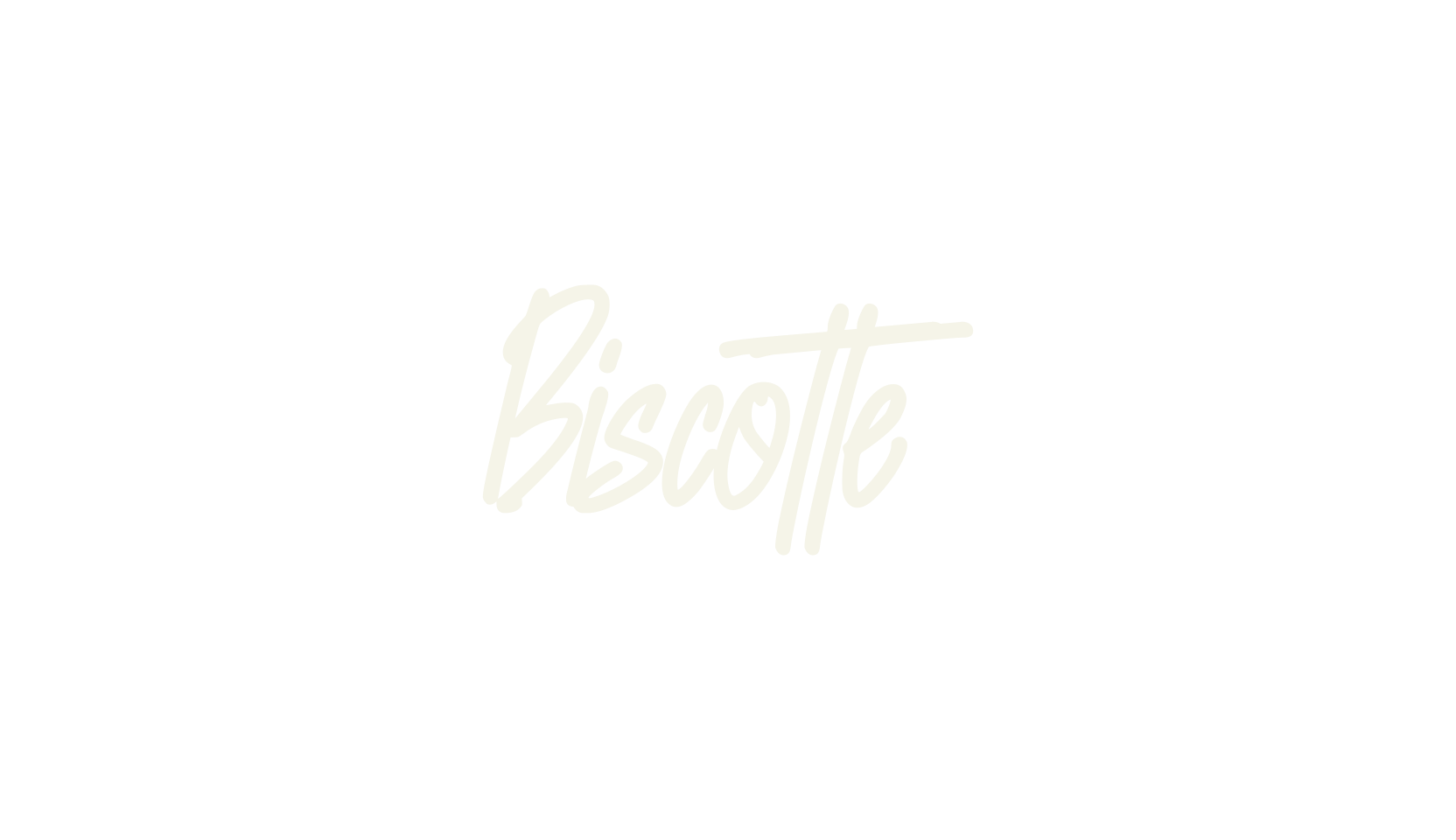 Biscotte, cursive font preview