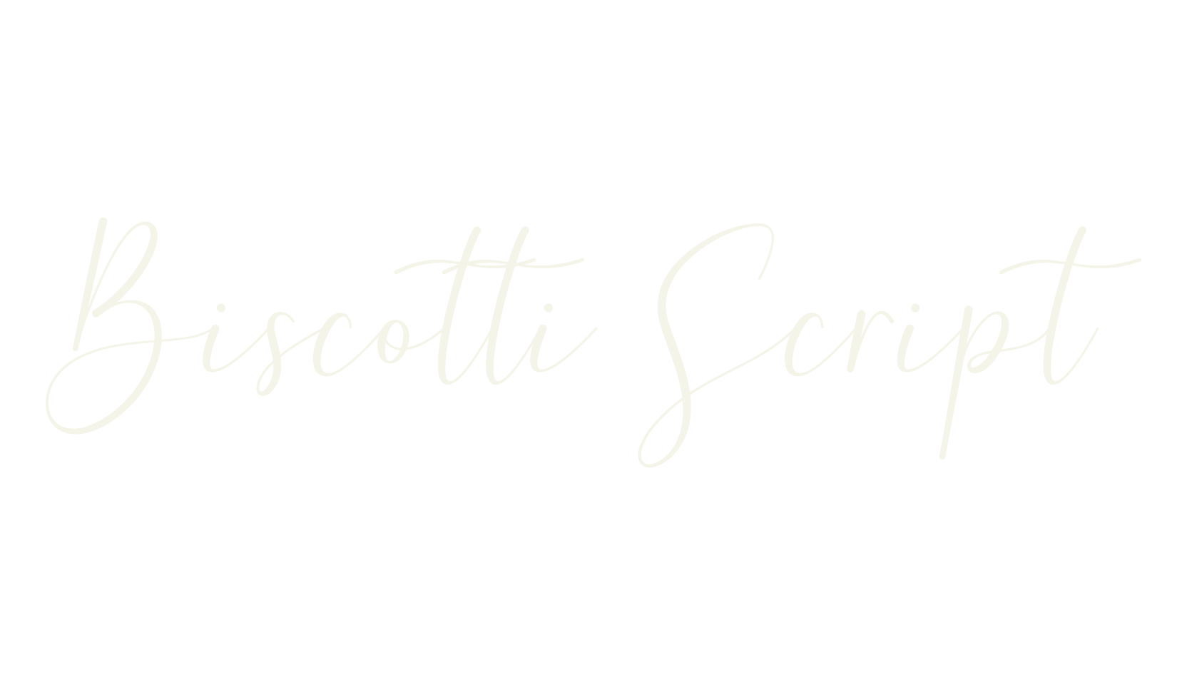 Biscotti Script, wedding font preview