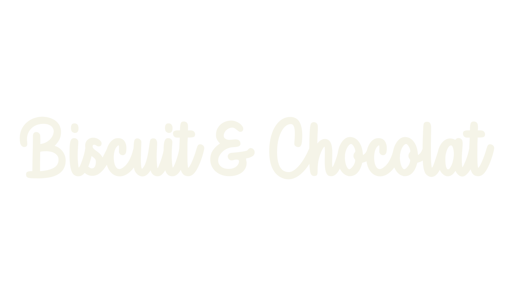 Biscuit & Chocolat, hand lettering font preview