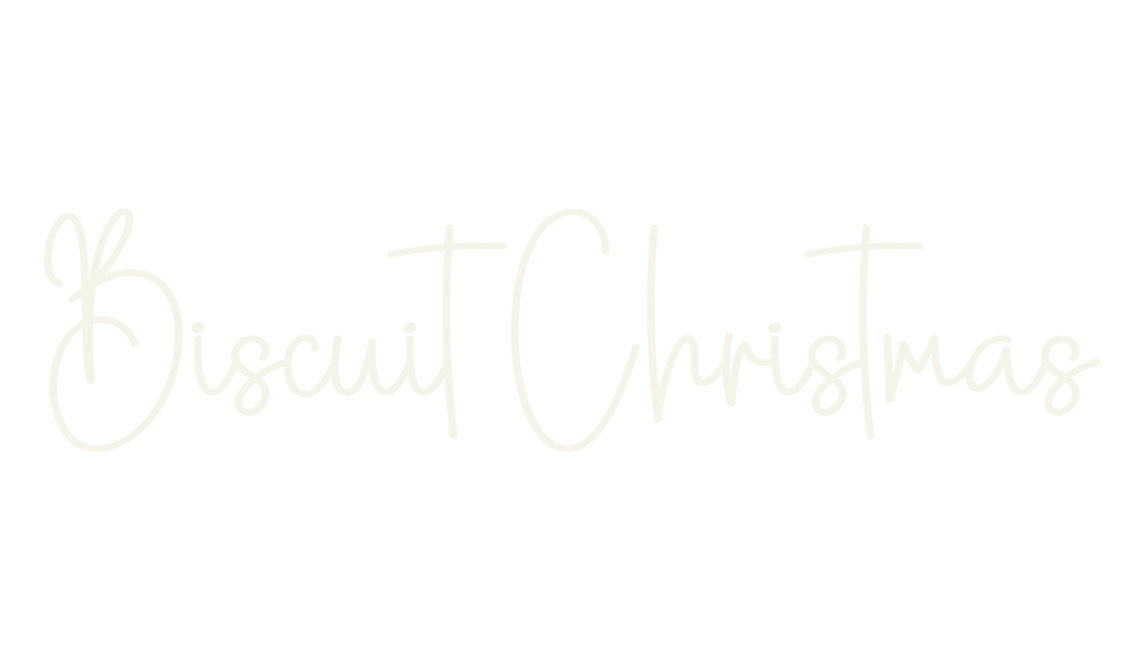 Biscuit Christmas, calligraphy font preview