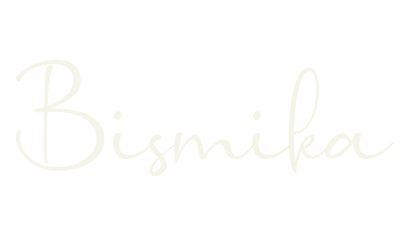 Bismika, script font preview