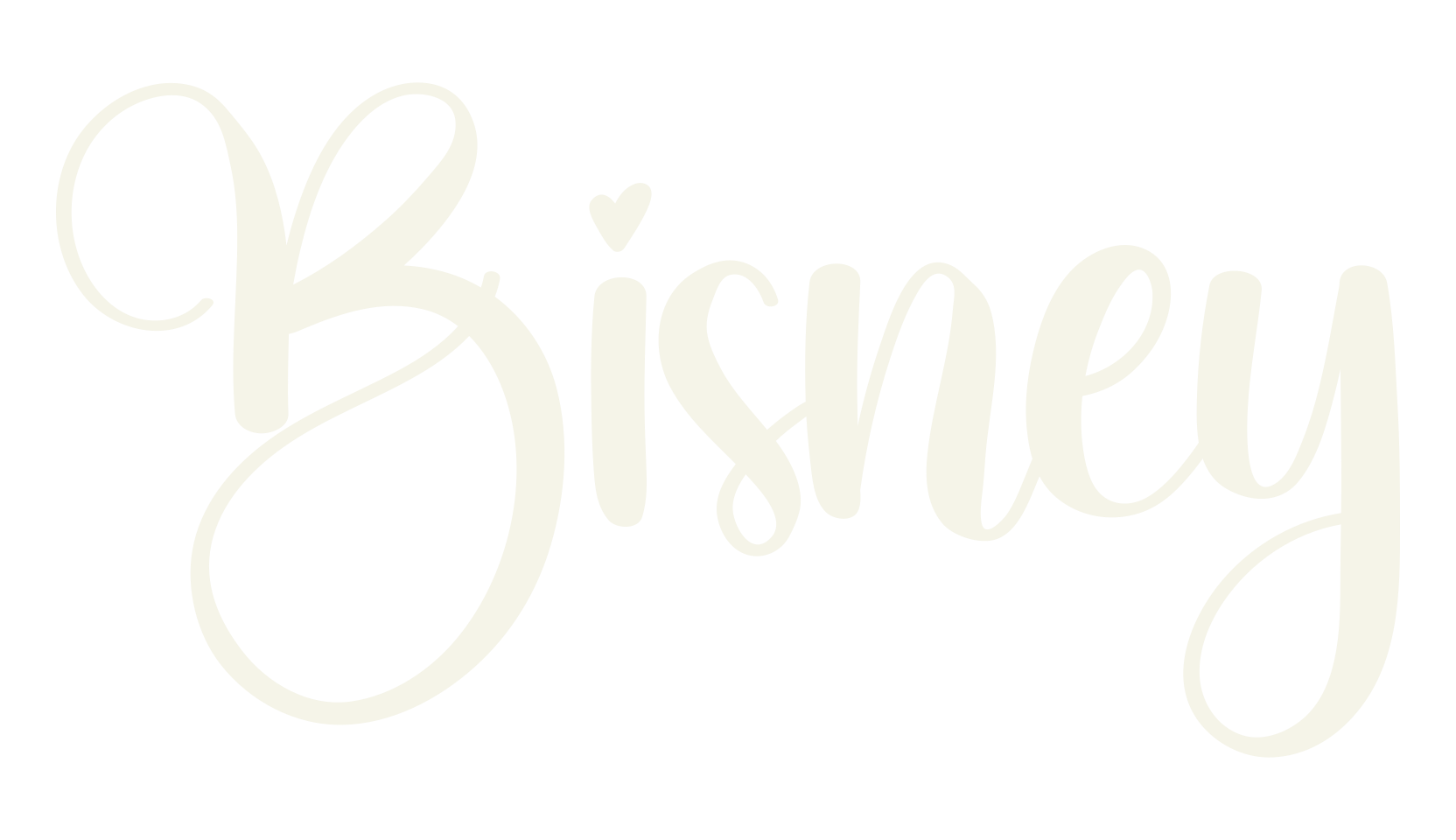 Bisney, calligraphy font preview